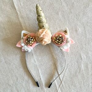 Unicorn Chic: Floral and Gold Headband by Full Tilt - NWOT